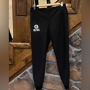 Georgetown University Hoyas volleyball Nike pants. Dry-fit technology.